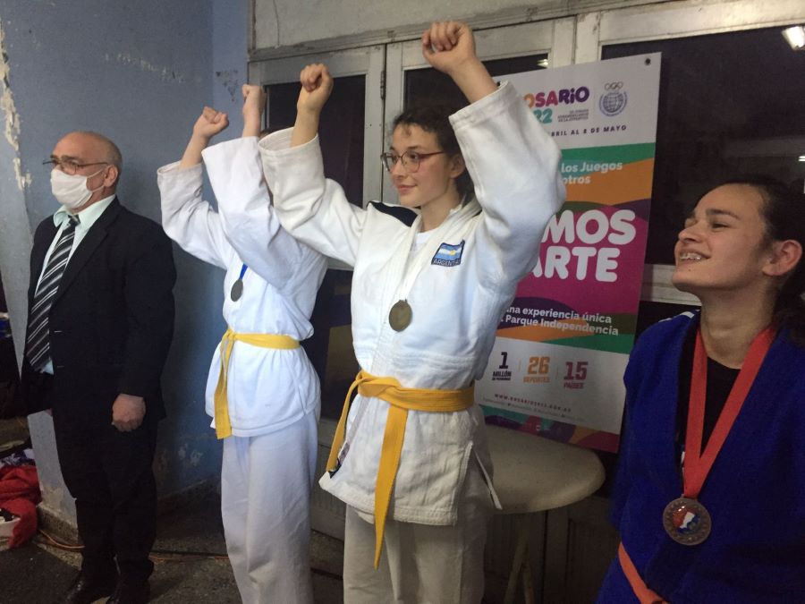 Judocas de San Telmo subieron a Funes al podio santafesino